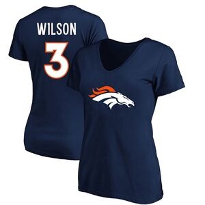 Denver Broncos Women’s Fanatics Russell Wilson Short Sleeve T-Shirt~3XL~NWOT